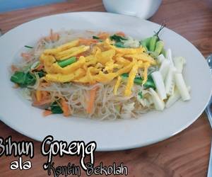 Cara Menyajikan Bihun Goreng ala Kantin Sekolah Praktis Enak Cara Menyajikan Bihun Goreng ala Kantin Sekolah Praktis Enak