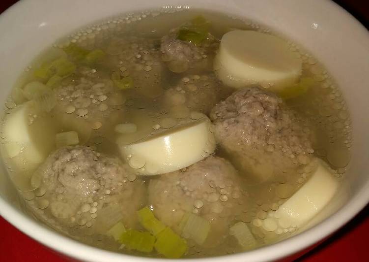 Cara Masak AppetizingSup Bola Daging dan Tofu - Hi Protein