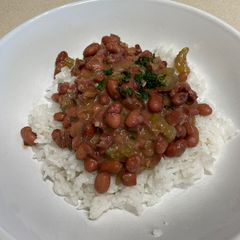A picture of Red Beans and Rice.