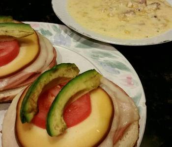 Fresh, Make Recipe Brads open faced sandwich with sausage corn chowder Most Delicious