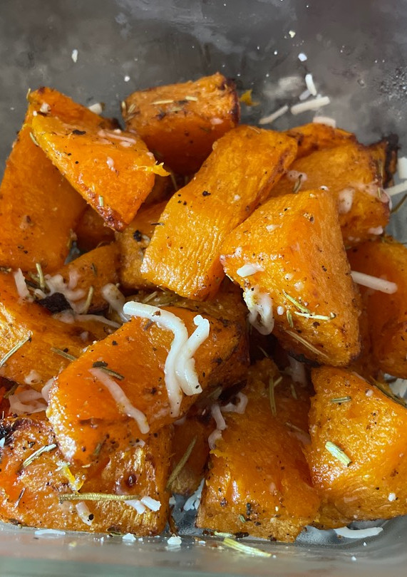 Una foto de Calabaza en airfryer