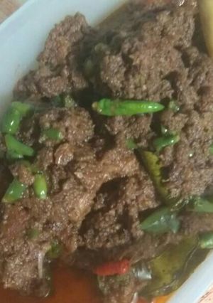 Foto resep Rendang sapi pedas