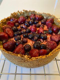 Una foto de Cheesecake saludable