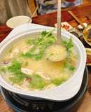 Lẩu cháo nấm rơm