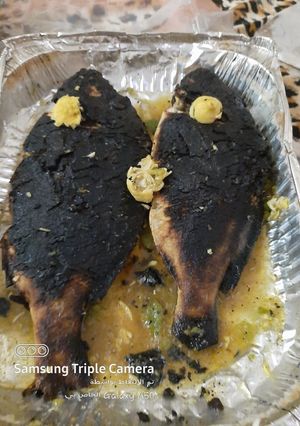 صورة لوصفة احلى سمك شعور مشوي
