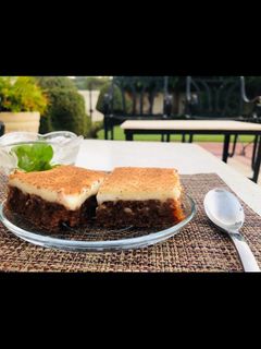 صورة لوصفة بسبوسة السينابون 😋