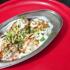 A picture of Bread Dahi vada.
