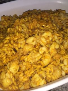 Una foto de Risotto con langosta