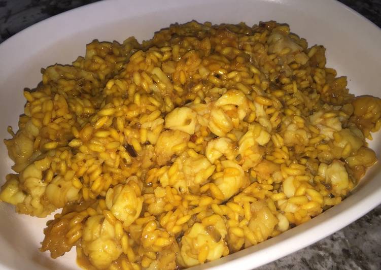 Risotto con langosta