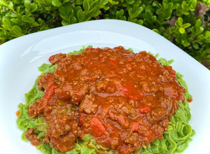 Una foto de Tallarines de espinaca caseros