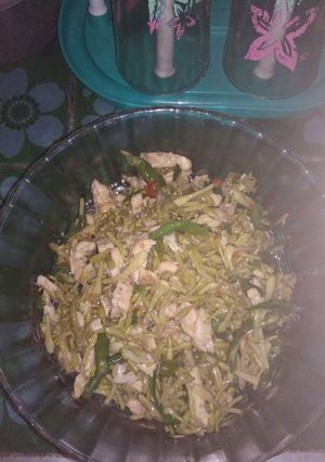 Foto resep Tumis Kembang Pepaya+Tempe pedezzz