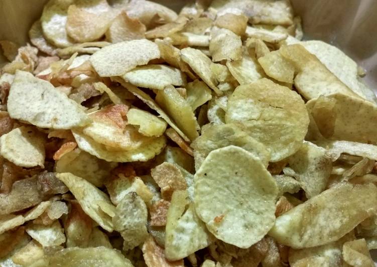 Langkah Mudah untuk Menyiapkan Keripik talas (mbote) yang Lezat Sekali