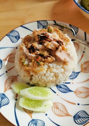 รูปของ ข้าวมันไก่จากหม้อหุงข้าว