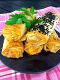 Rollitos de masa filo de atún