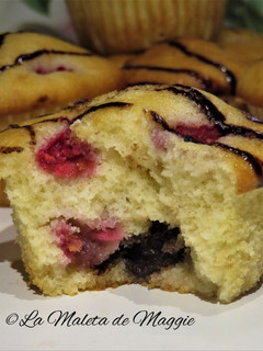 Foto principal de Muffins de frambuesa y nutella