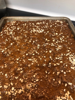 A picture of Honey Oatmeal Whole Wheat Slab Bread.