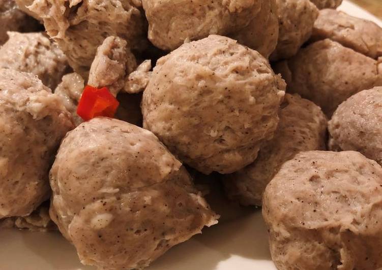 Cara Gampang Membuat Bakso Daging Sapi Rawit Jeletot Kenyal Anti Gagal