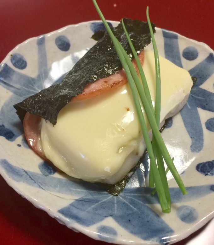 A picture of Cheese Mochi (Rice Cake).