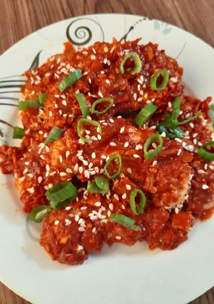 Foto resep Ayam Gochujang Korea diet (176kkal/potong)