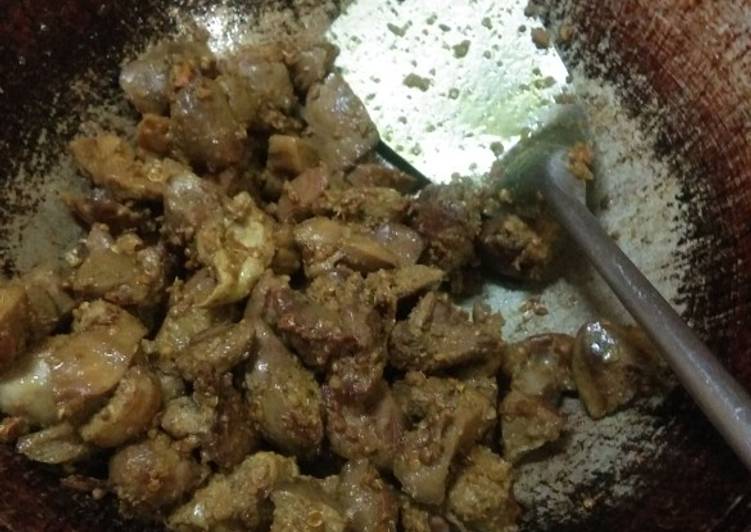 Cara memasak Rempelo ati bumbu kuning Anti Gagal