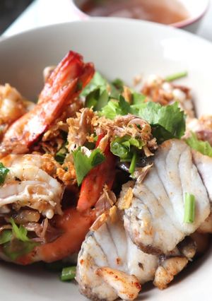 รูปของ ข้าวต้มแห้ง_ทะเล 🍚