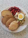 Salpicón de jurel al plato con pulpitos