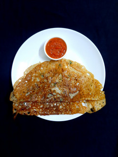 A picture of Wheat rava dosa.