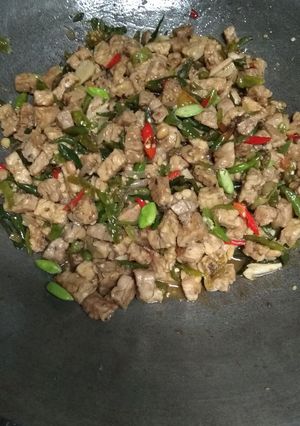 Foto resep Tumis tempe + pete