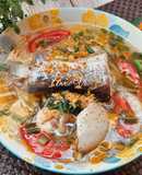 Canh chua cá hú bông điên điển