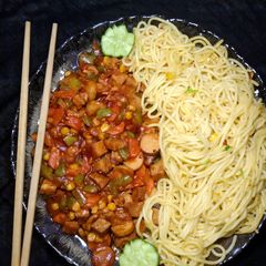 A picture of American Spaghetti Platter.