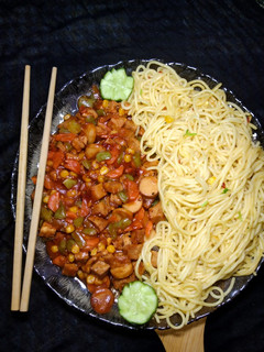 A picture of American Spaghetti Platter.