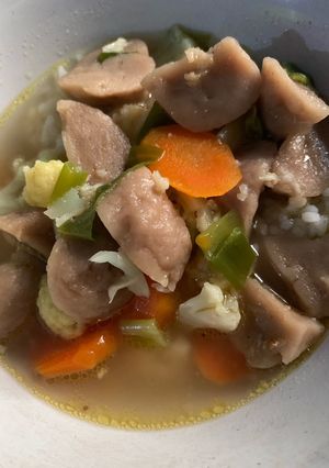 Foto resep Sup Bakso Simple Favorit Anak-Anak