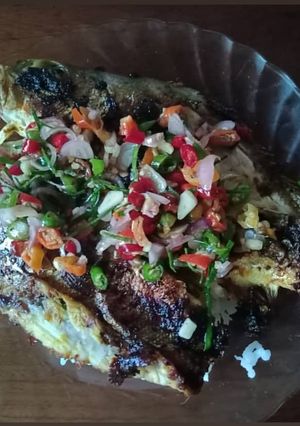 Foto resep Kakap Bakar Sambal Matah