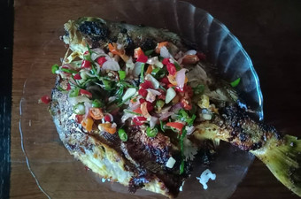 Cara Gampang Menyiapkan Kakap Bakar Sambal Matah Sederhana Dan Enak