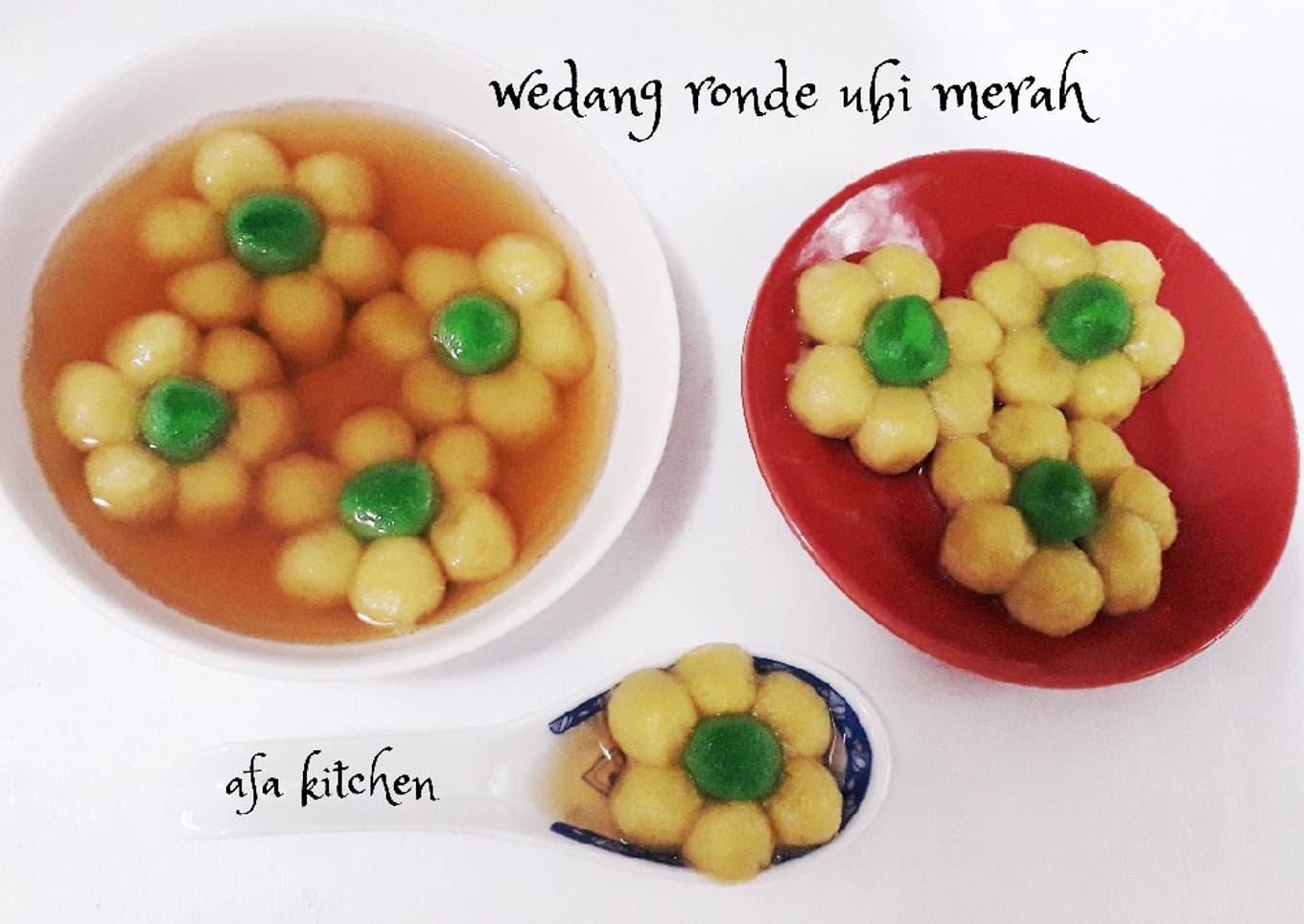 Wedang Ronde ubi merah