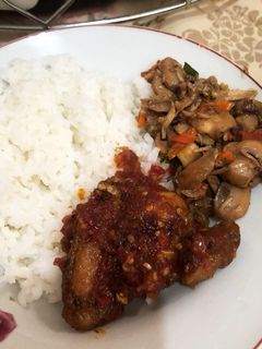 Foto resep Tumis jamur & ayam suwir saos tiram