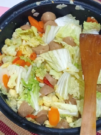 Cara Gampang Membuat Resep Cap cay bakso + tofu yang Enak Banget Anti Ribet, Bikin Ngiler