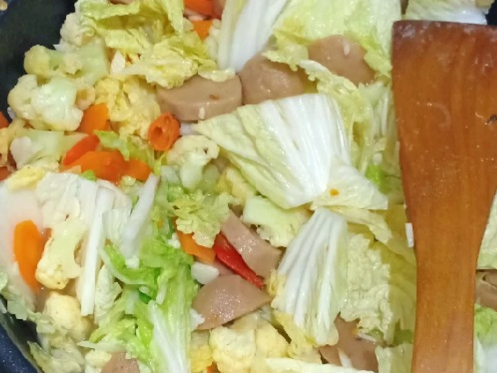 Cara Gampang Membuat Resep Cap cay bakso + tofu yang Enak Banget Anti Ribet, Bikin Ngiler