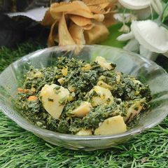 A picture of Aloo methi.