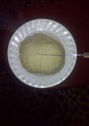 A picture of White flour Ugali.
