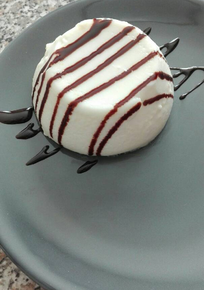 Una foto de Panna cotta