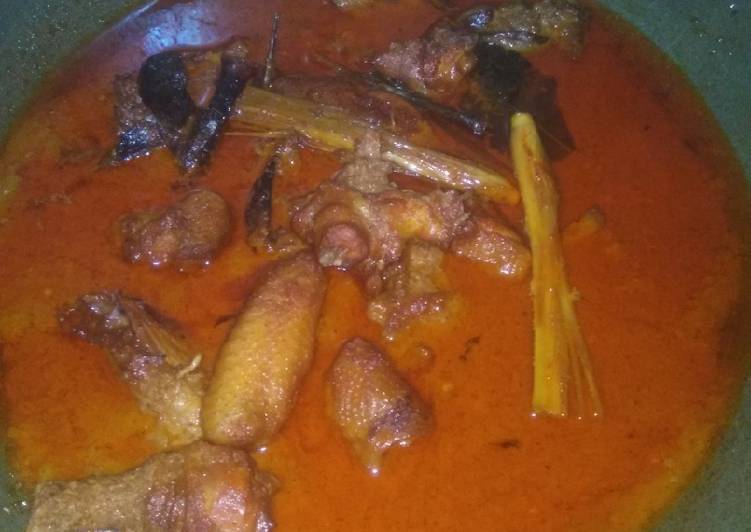 Resep Ayam rendang mandailing #tantanganakhirtahun #masakditahunbaru, Enak Banget