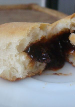 A picture of Buchty (Sweet Jam-Filled Buns).