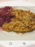 Pesce spada impanato con cipolle caramellate