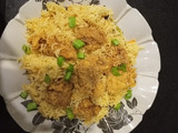 Arabian rice with chicken pops