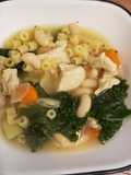 Healthy detox chicken soup
