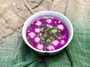 Hình ảnh của canh khoai mỡ giò sống