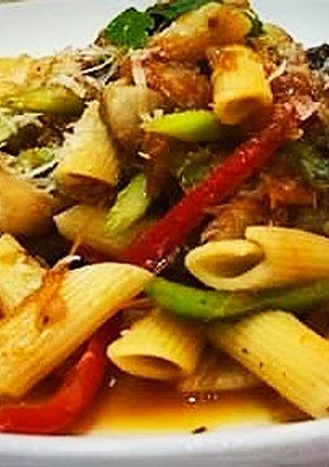 A picture of Veggie Pasta.