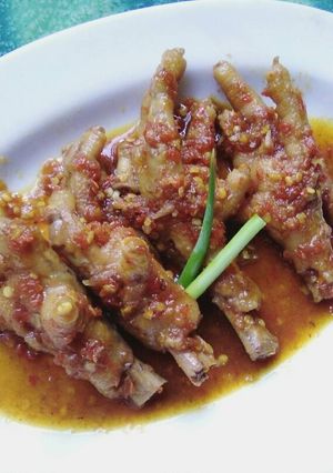 Foto resep Ceker Setan! Versi irit but pedesnya nampoll😁