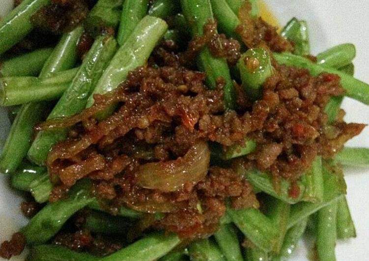 Cah buncis daging sapi (ala singapore)